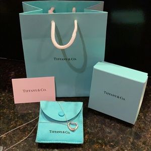 Tiffany & Co. Elsa Peretti Open Heart Necklace